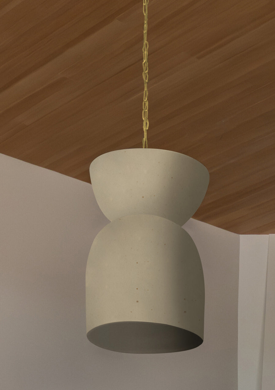 Copal Barro Sculptural Clay Pendant Light Handmade Ceramic Lighting ...