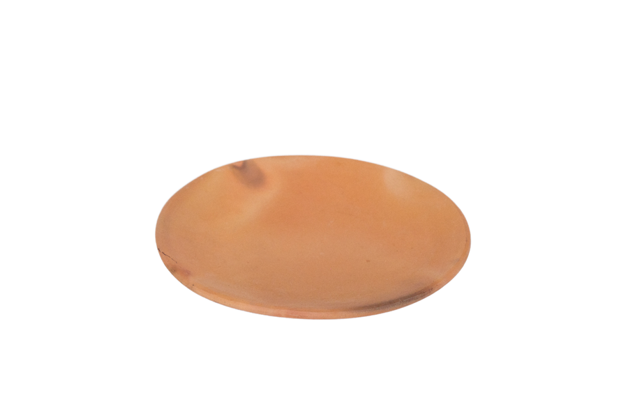 handmade ceramic plate in natural
