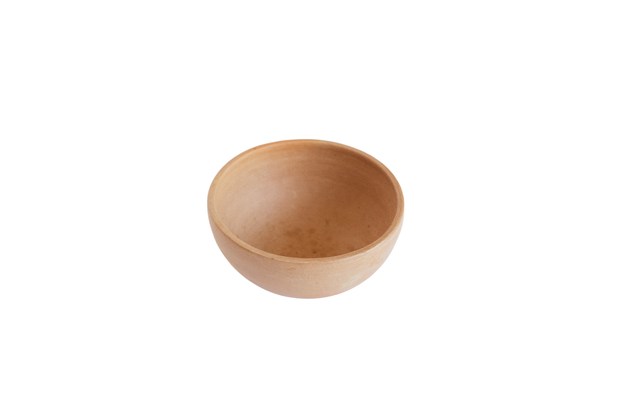 handmade ceramic bowl in natural